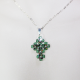 Small Cross - Valonia-Silver Chain - 1